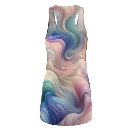 Racerback Dress Waves Beach Summer Vibes