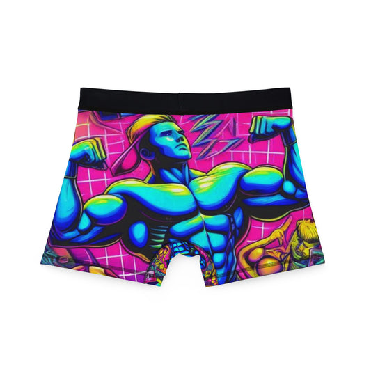 Vibrant Graphic Men's Boxers - Colorful, Stylish Comfort for Bold Individuals