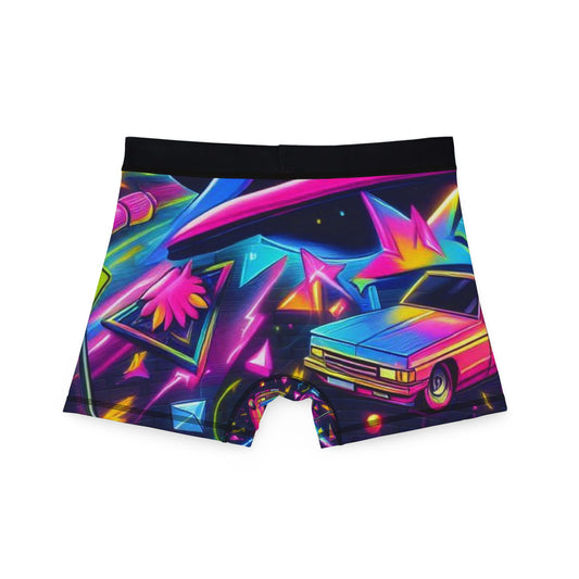 Fun Vibe Men Boxers with Colorful 90's Duck Design