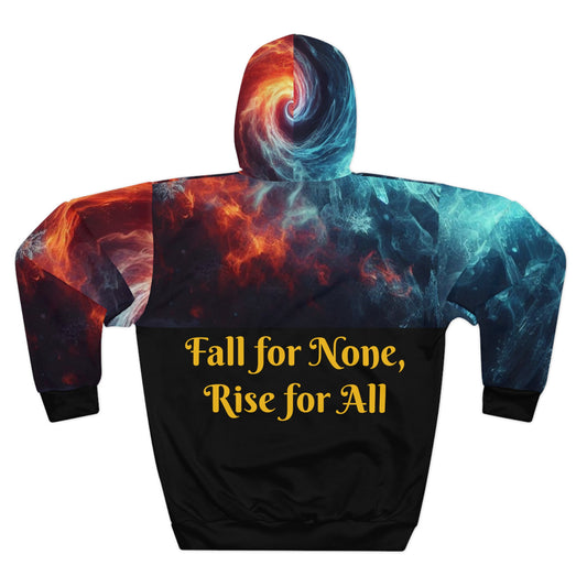 Dragon Fire and Ice Unisex Pullover Hoodie