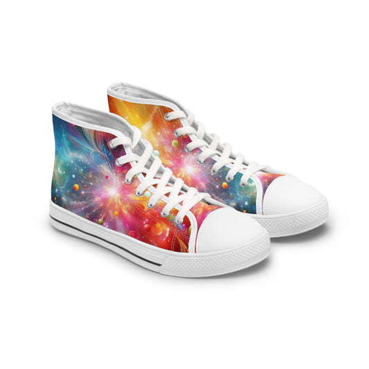 Women's High Top Sneakers Universe-02
