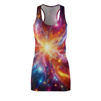 Racerback Dress - Universe-03 Radiant and Striking Summer Wear