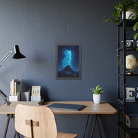 Aries Zodiac Art Framed Paper Poster — Astrology Wall Decor