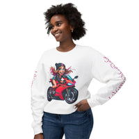 Happy Biker Babe Sweatshirt