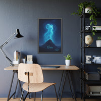 Aries Zodiac Art Framed Paper Poster — Astrology Wall Decor