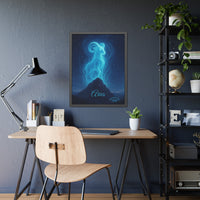 Aries Zodiac Art Framed Paper Poster — Astrology Wall Decor