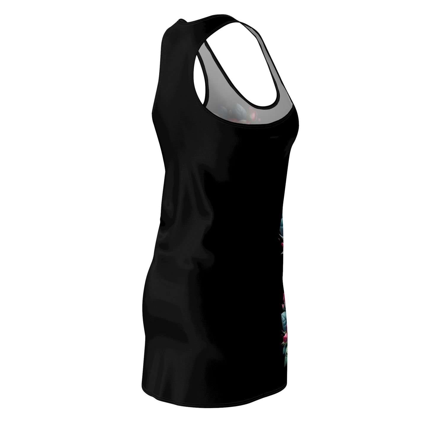 Racerback Dress - Striking Rose Print