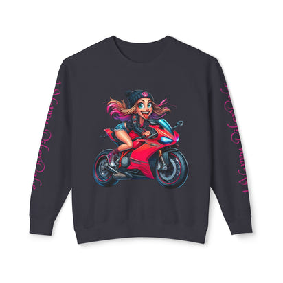 Happy Biker Babe Sweatshirt
