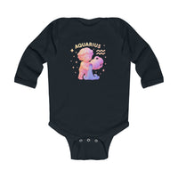 Aquarius Baby Bodysuit - Cute Zodiac Infant Long Sleeve Onesie