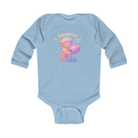 Aquarius Baby Bodysuit - Cute Zodiac Infant Long Sleeve Onesie