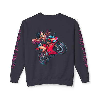 Happy Biker Babe Sweatshirt
