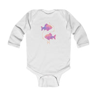 Infant Bodysuit - Pastel Pisces (Long Sleeve Baby Onesie)