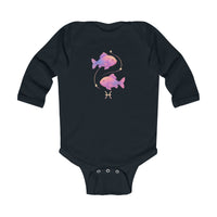 Infant Bodysuit - Pastel Pisces (Long Sleeve Baby Onesie)