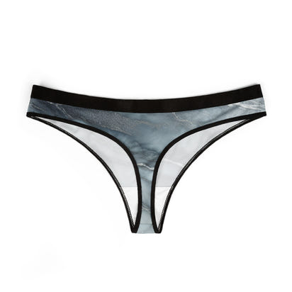 Elegant Marble Print Women's Thongs