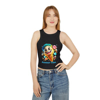 Tank Top - Summer Vibes Women's Micro Rib Racer Tank Top