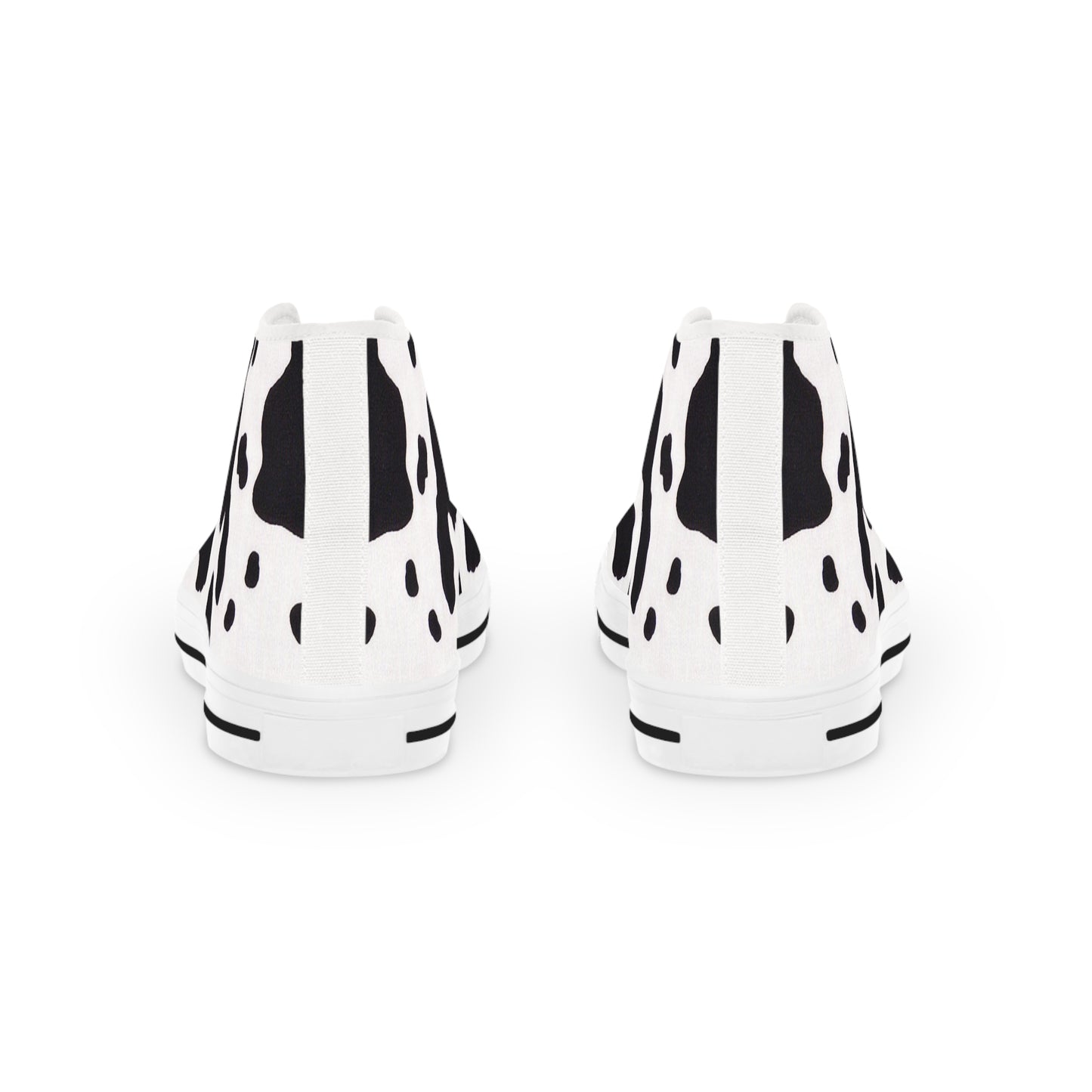 Men's High Top Sneakers CowPrint
