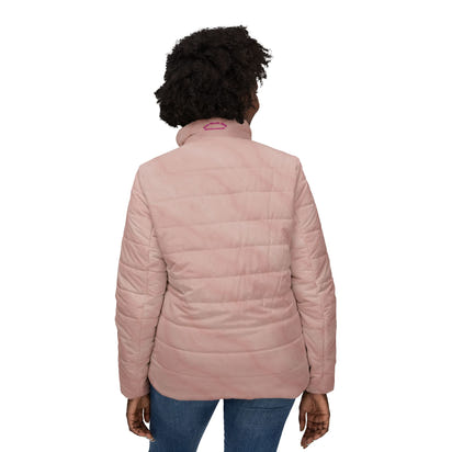 Pink Quilted Puffer Jacket — Lightweight Women's Warm Winter Coat