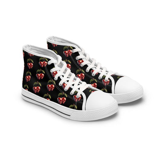 Women's High Top Sneakers Cherrisch
