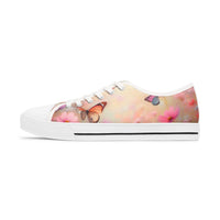 Women's Low Top Sneakers SpringButterfly01