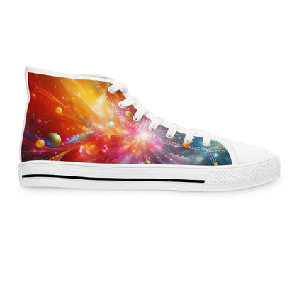 Women's High Top Sneakers Universe-02
