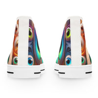 Women's High Top Sneakers GoofyEyes-Black