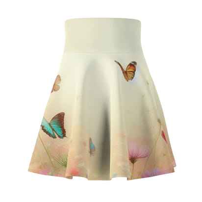 Women's Skater Skirt Spring Butterfly