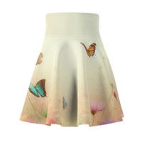 Women's Skater Skirt Spring Butterfly