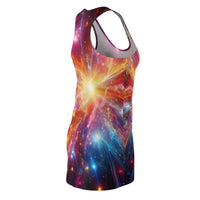 Racerback Dress - Universe-03 Radiant and Striking Summer Wear