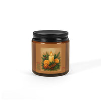 Holiday Candle | Amber Jar Soy Candle