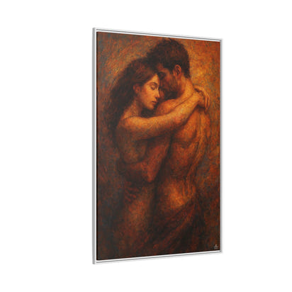 Embrace Lovers Painting Canvas