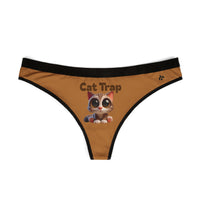 Cute Cat Trap Women's Thongs