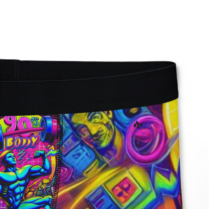Vibrant Graphic Men's Boxers - Colorful, Stylish Comfort for Bold Individuals
