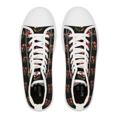 Women's High Top Sneakers Cherrisch