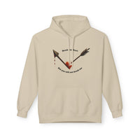Broken Heart Arrow Hoodie — 'Break My Heart but You Will Not Break Me' Graphic Pullover