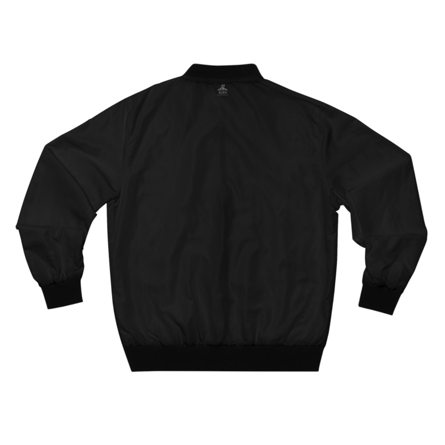 King Sword Bomber Jacket — Men's Black Royal Crown Zip Jacket