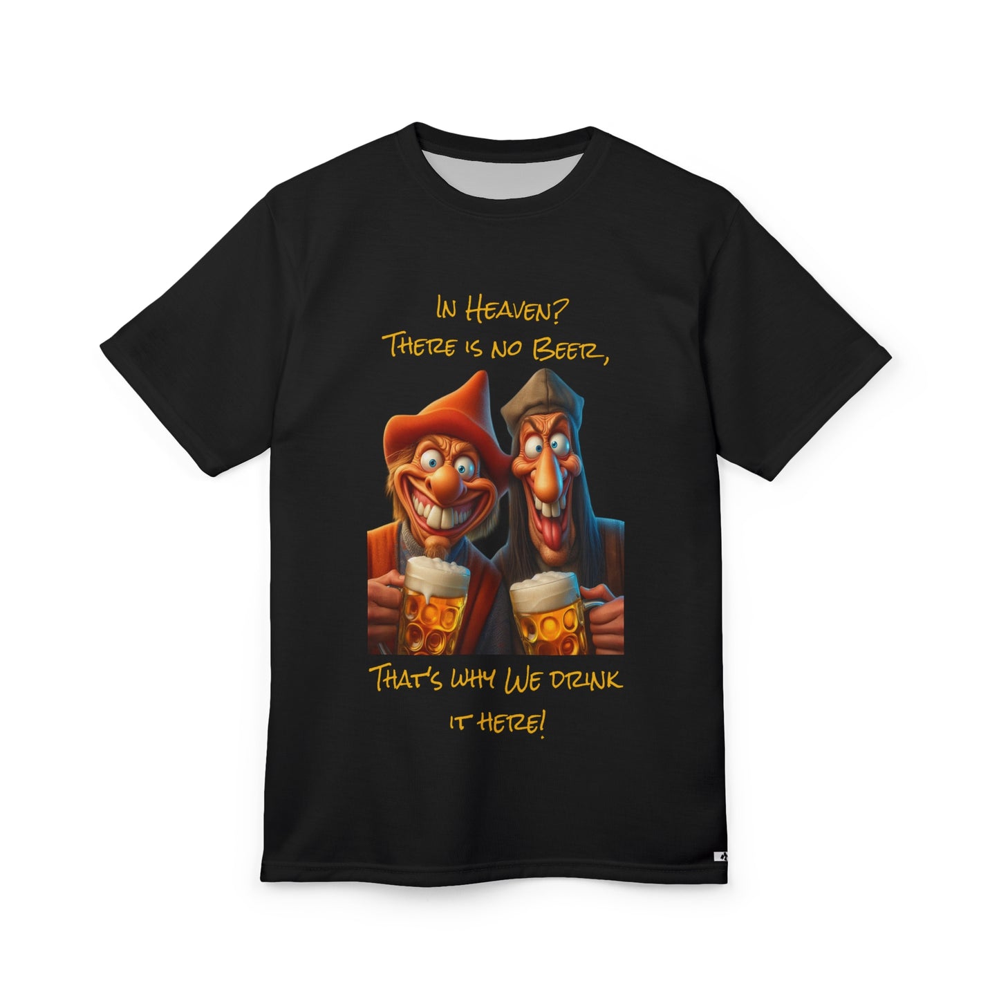 Beer Buddies Unisex Tee - Dutch Saying Humorous T-Shirt for Social Beer Lovers