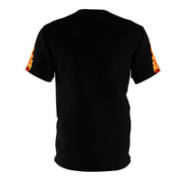 T-Shirt - Strong Fireman Standing in the Fire to Fight Fires