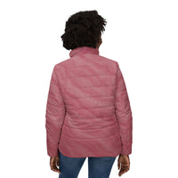 Women's Quilted Pink Puffer Jacket – Lightweight Coat
