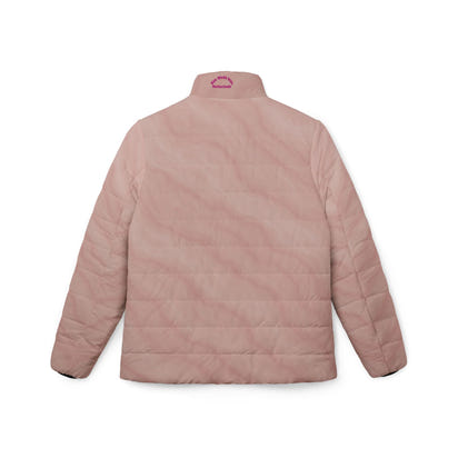 Pink Quilted Puffer Jacket — Lightweight Women's Warm Winter Coat