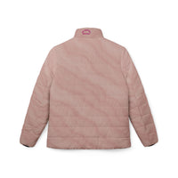 Pink Quilted Puffer Jacket — Lightweight Women's Warm Winter Coat