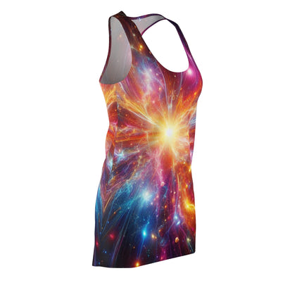 Racerback Dress - Universe-03 Radiant and Striking Summer Wear