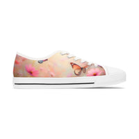 Women's Low Top Sneakers SpringButterfly01