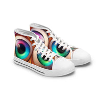 Women's High Top Sneakers GoofyEyes-Black