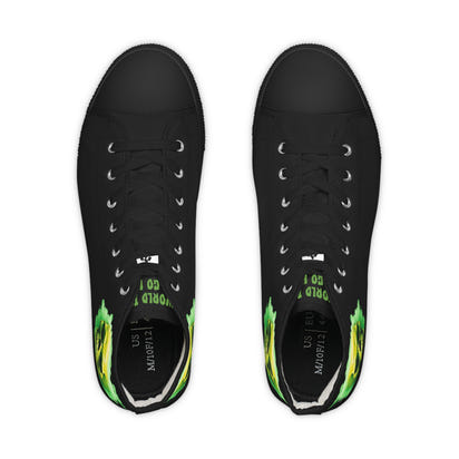 Men's High Top Sneakers TheWorldIsHard...