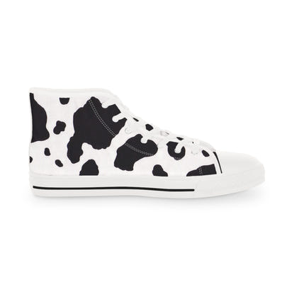 Men's High Top Sneakers CowPrint