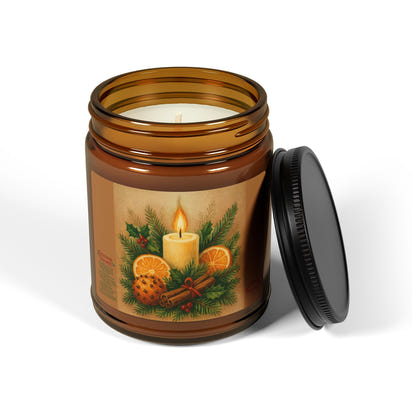 Holiday Candle | Amber Jar Soy Candle