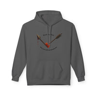 Broken Heart Arrow Hoodie — 'Break My Heart but You Will Not Break Me' Graphic Pullover