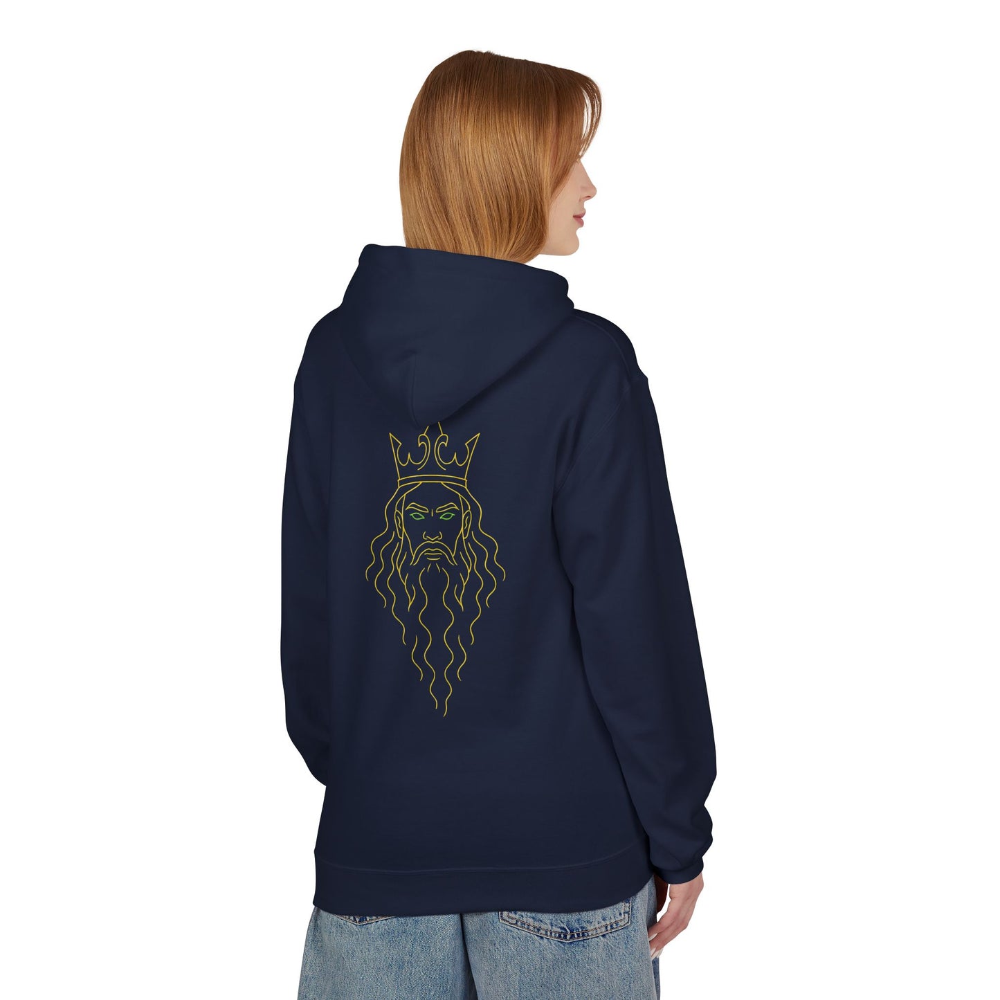 Hoodie King Power and Control Graphic Design Unisex