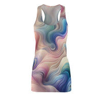 Racerback Dress Waves Beach Summer Vibes