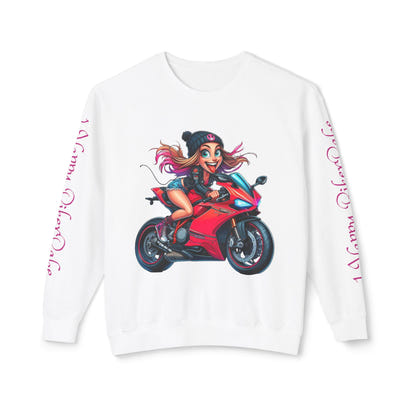 Happy Biker Babe Sweatshirt